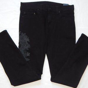 TRUE RELIGION ROCCO NO FLAP SE EMBROIDERED JEANS